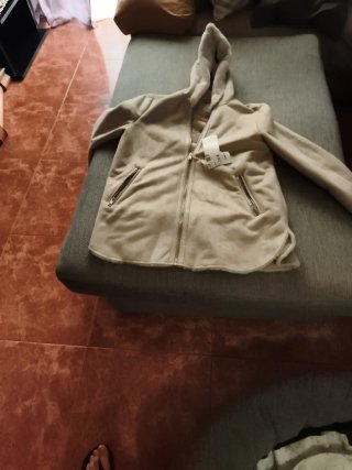Cazadora ante y pelo beige
