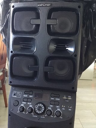 Altavoz Krhuner Negro Grande