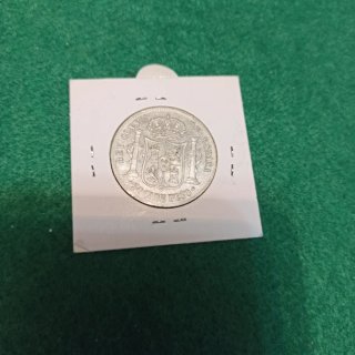 Moneda Plata Alfonso XII 50 Centavos Filipinas