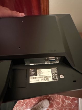 Monitor Acer G195HQV Negro