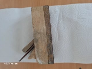 Cepillo carpintero madera antiguo