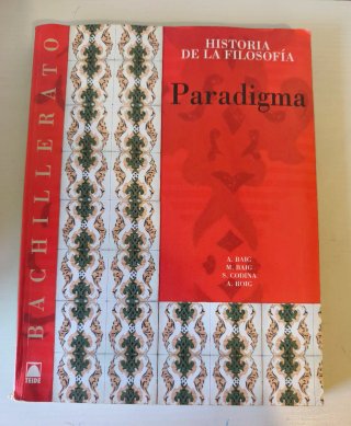 Libro Historia de la Filosofía (Bachillerato)