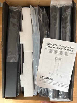 Soporte TV móvil PERLEGEAR PGTVMC14 con ruedas, nu