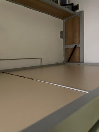 Litera doble abatible de pared