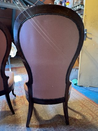 Par de Sillas Acolchadas Madera