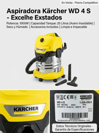 Aspiradora Kärcher WD 4 S
