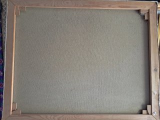 Cuadro al óleo Comida en barco 65×82