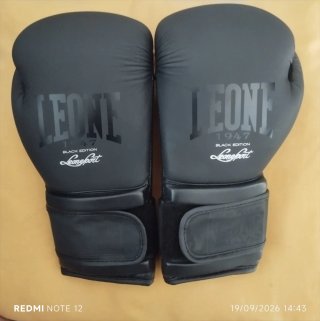 Guantes Boxeo Leone 1947 Black Edition