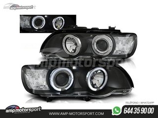 FAROS DELANTEROS OJOS DE ANGEL PARA BMW X5 E53 1999-2003