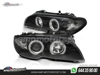 FAROS DELANTEROS OJOS DE ANGEL CCFL PARA BMW SERIE 3 E46 / COUPE / CABRIO