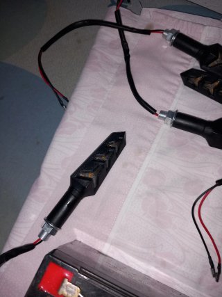 Conjunto Piscas Moto LED