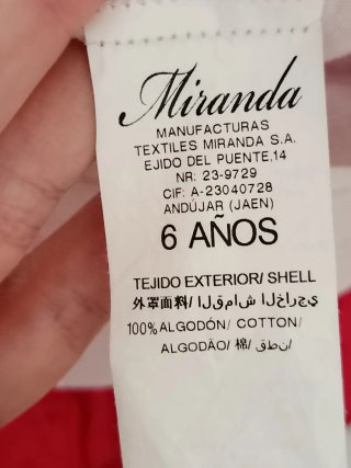 Vestido Miranda_little King talla 6 volantes