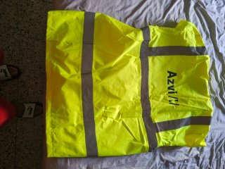 Chubasquero profesional Azvi amarillo