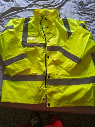 Chubasquero profesional Azvi amarillo