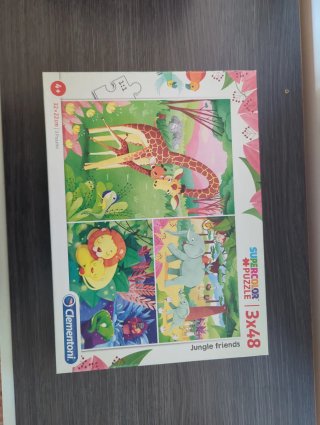Puzzle Clementoni 3x48 Jungle Friends