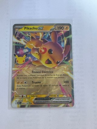 Carta Pokémon Pikachu EX 190 HP