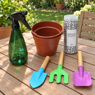 Kit de jardinería nuevo