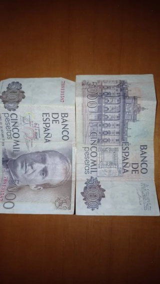 5000 Pesetas Banco de España 1979