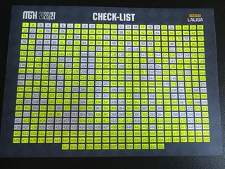Lista de cartas MGK 2026/27 - Faltantes