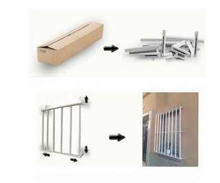 Reja para ventana ajustable