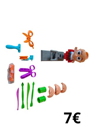 Playdoo Juego Set Peluquería Niños