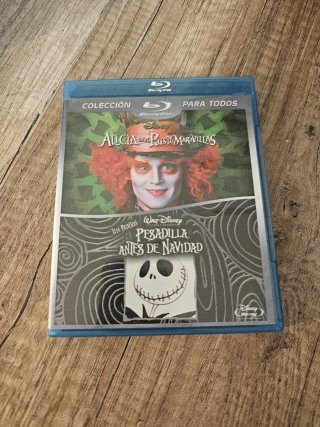 Blu-ray Alicia y Pesadilla antes de Navidad