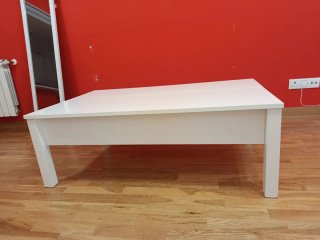 Mesa elevable blanca Ikea