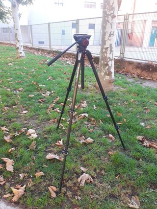 Trípode Manfrotto 055 con rótula
