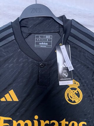 Camiseta Real Madrid Adidas Negra Talla L
