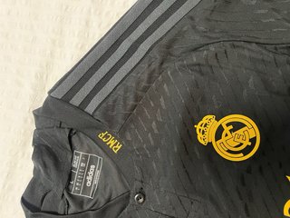 Camiseta Real Madrid Adidas Negra Talla L
