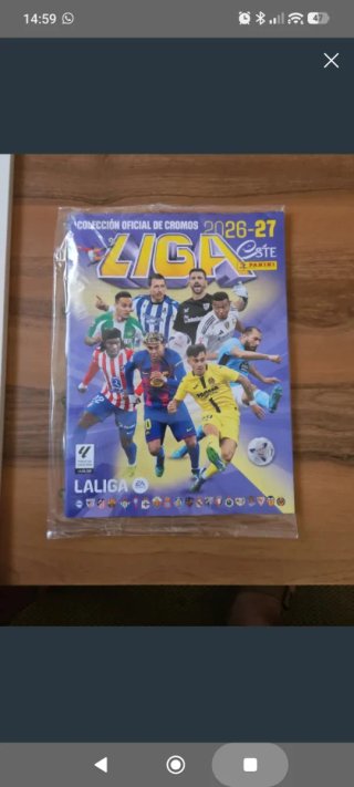 Álbum cromos fútbol LIGA Panini 26-27 tengo varios