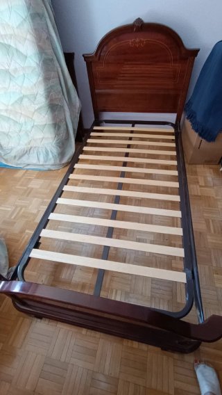 2 Camas 90cm con Cabecero y Piecero
