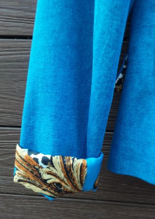 Chaqueta LiuJo Azul Doble Botonadura