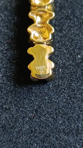 Pendientes Ositos Bold Bear baño oro sobre plata