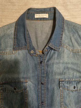 Camisa Vaquera Sin Mangas