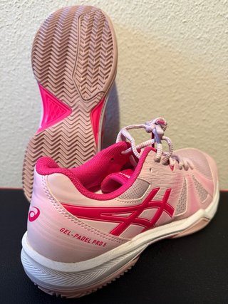 Zapatillas Asics Padel Mujer Talla 42 Rosa