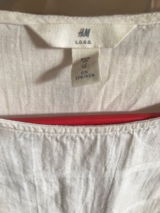 Lote de 3 vestidos (rojo y blancos)