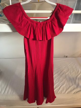 Lote de 3 vestidos (rojo y blancos)