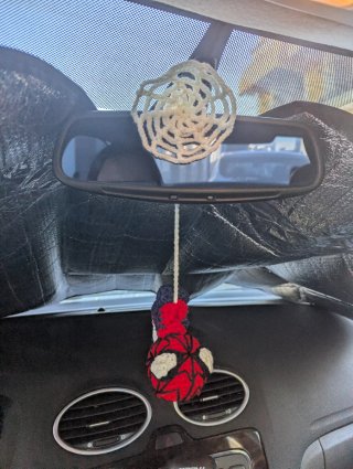 Colgante Spiderman Crochet