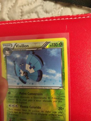 Carta Pokémon Vivillon FASE 2 130 PS