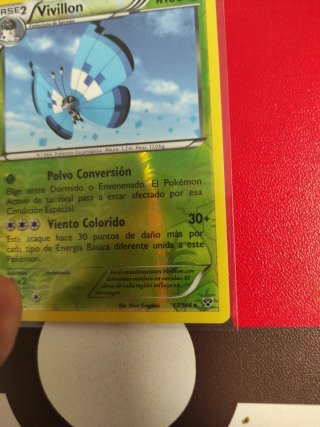 Carta Pokémon Vivillon FASE 2 130 PS