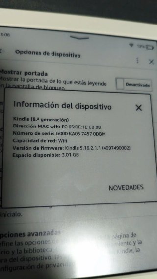 Amazon Kindle 8ª Generazione Bianco