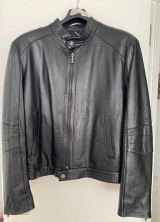 Chaqueta de piel negra Talla 56