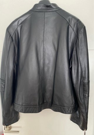 Chaqueta de piel negra Talla 56