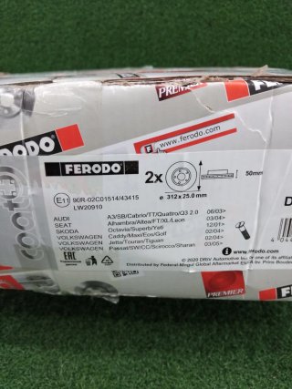 FERODO DDF1305C Disco Freno Delantero