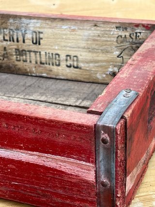 Cassetta Legno Coca-Cola Originale americana 1970