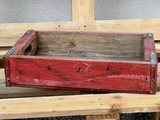 Cassetta Legno Coca-Cola Originale americana 1970
