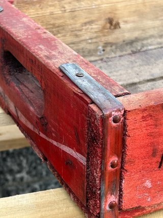 Cassetta Legno Coca-Cola Originale americana 1970