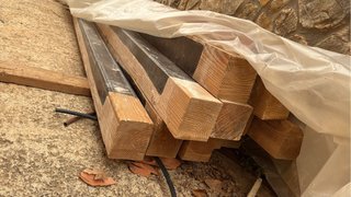 11 Vigas de Madera 4 Metros
