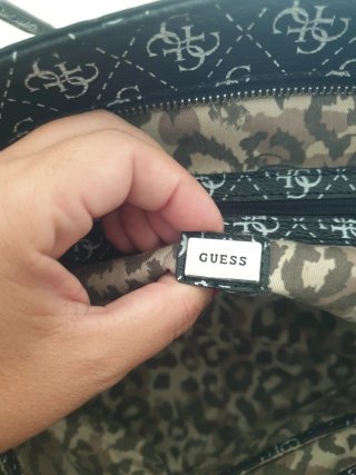 Tote bag Guess Monogram Nera e Bianca
